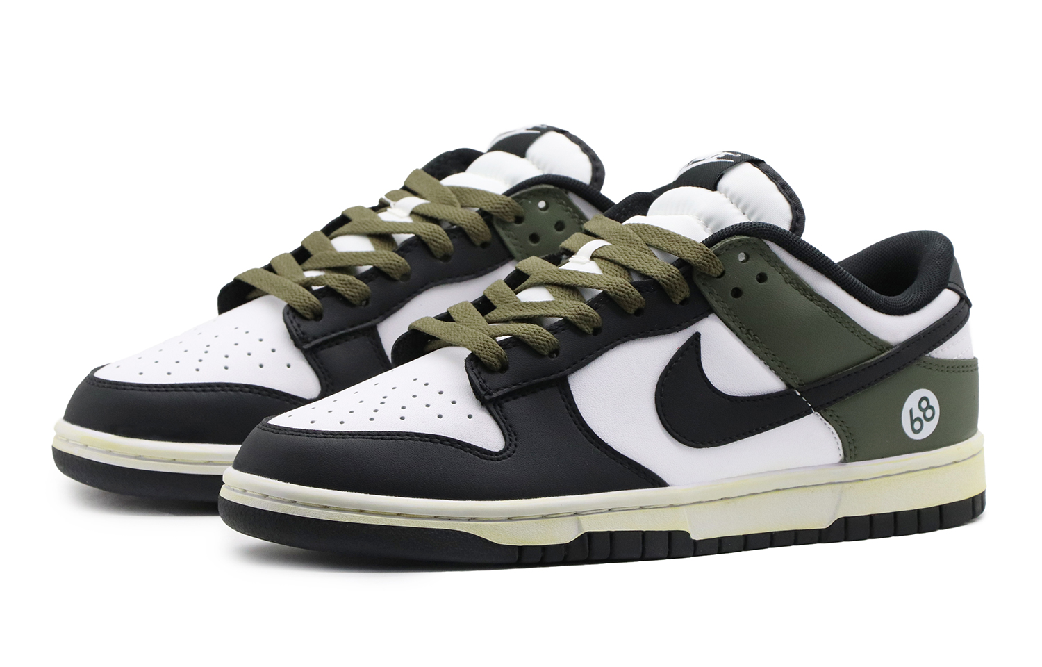 Lookbook ナイキ ダンク LOW オリーブ ビンテージ (カスタム) CW1590-100(Team57-女款橄榄)