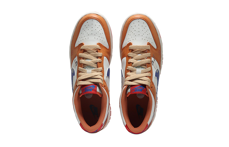 Shop [定制鞋] 耐克Dunk低帮'橙蓝渐变勾勾' DH9765-101(Team10-毛线猫女白橙蓝QD)