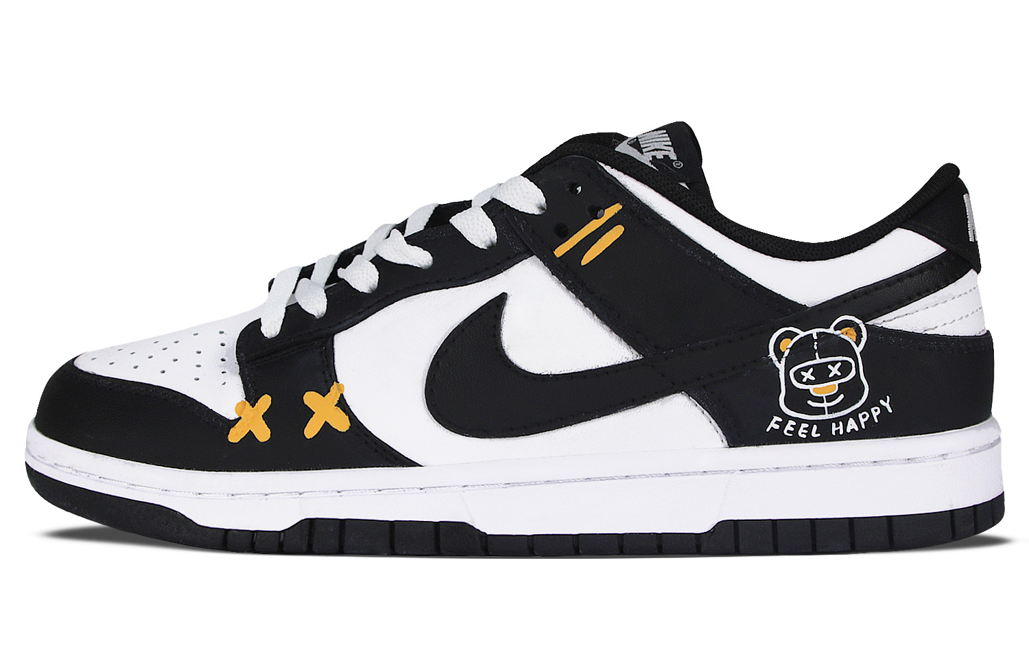 Order [Sepatu Kustom] Nike Dunk Low 'Beruang Oranye' DD1391-100(Team58-橙心熊意)
