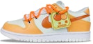 Buy 【定製球鞋】Nike Dunk Low (GS) 大功告橙 橘子 布貼 解構鞋帶 噴繪 低幫 板鞋 橙白