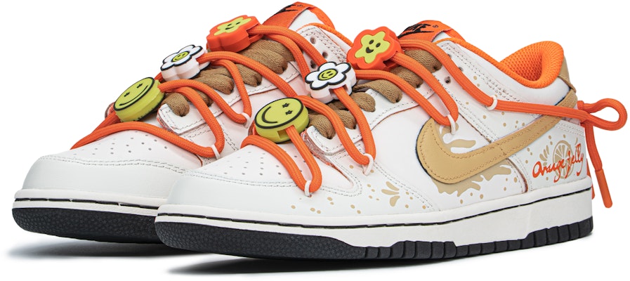 【自訂球鞋】 Nike Dunk Low FZBB 減齡主題 橘子汽水 青春活力 低筒 板鞋 GS 橘米白 Lookbook 【自訂球鞋】 Nike Dunk Low FZBB 減齡主題 橘子汽水 青春活力 低筒 板鞋 GS 橘米白