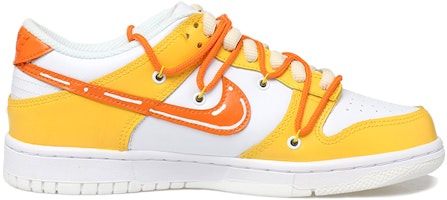 【定制球鞋】 Nike Dunk Low 橘子汽水 北極熊Logo 二次元 解構鞋帶 泡泡 低幫 板鞋 GS 橘色 Order 【定制球鞋】 Nike Dunk Low 橘子汽水 北極熊Logo 二次元 解構鞋帶 泡泡 低幫 板鞋 GS 橘色