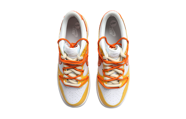Shop 【定制球鞋】 Nike Dunk Low 橘子汽水 北極熊Logo 二次元 解構鞋帶 泡泡 低幫 板鞋 GS 橘色