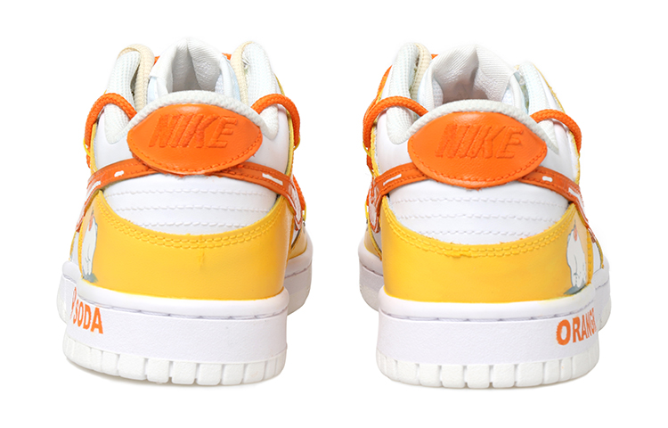 Purchase 【定制球鞋】 Nike Dunk Low 橘子汽水 北極熊Logo 二次元 解構鞋帶 泡泡 低幫 板鞋 GS 橘色
