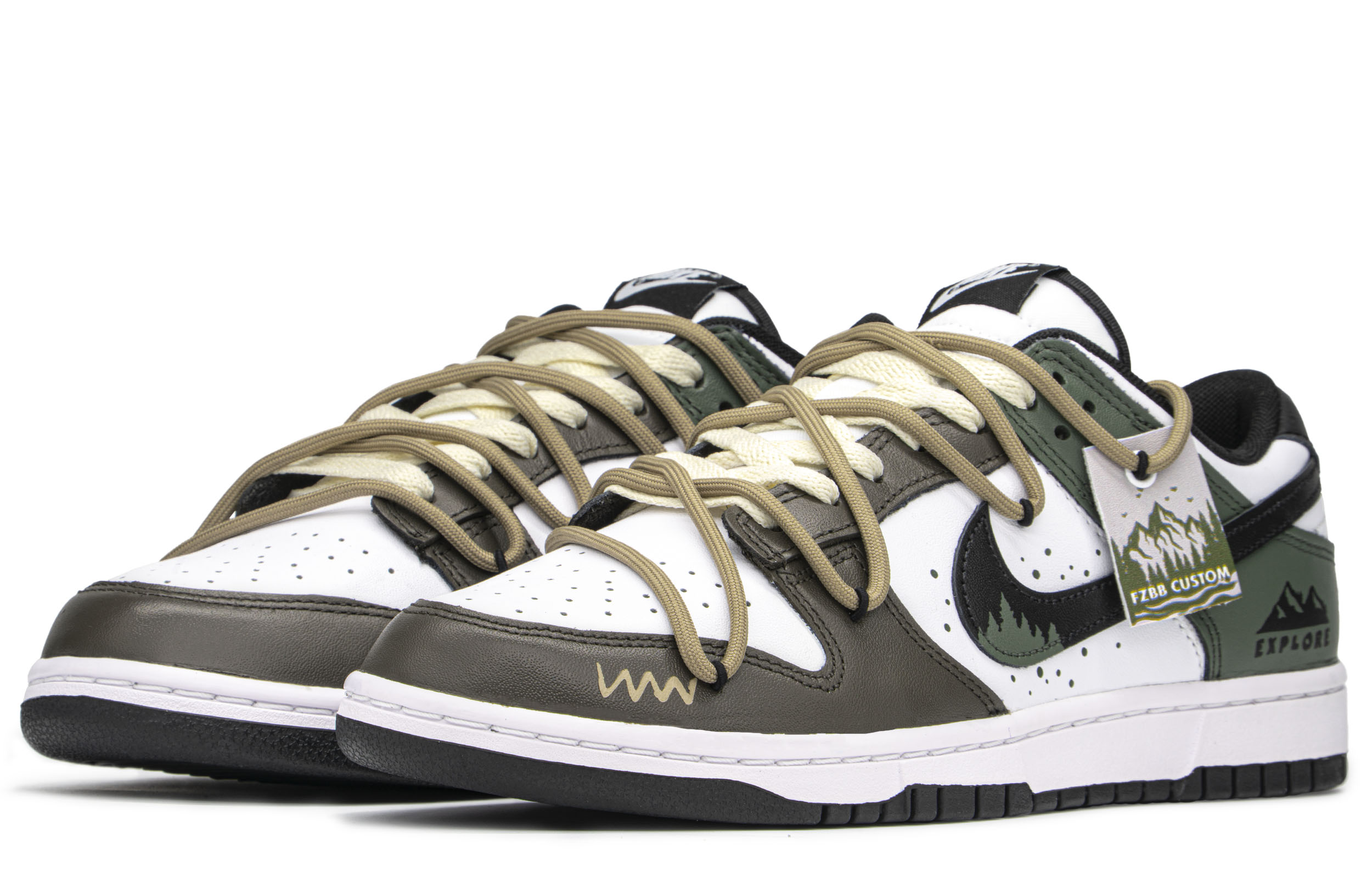 [Custom Shoes] Nike Dunk Low 'Outdoor Retro Green Grey' 圖 4