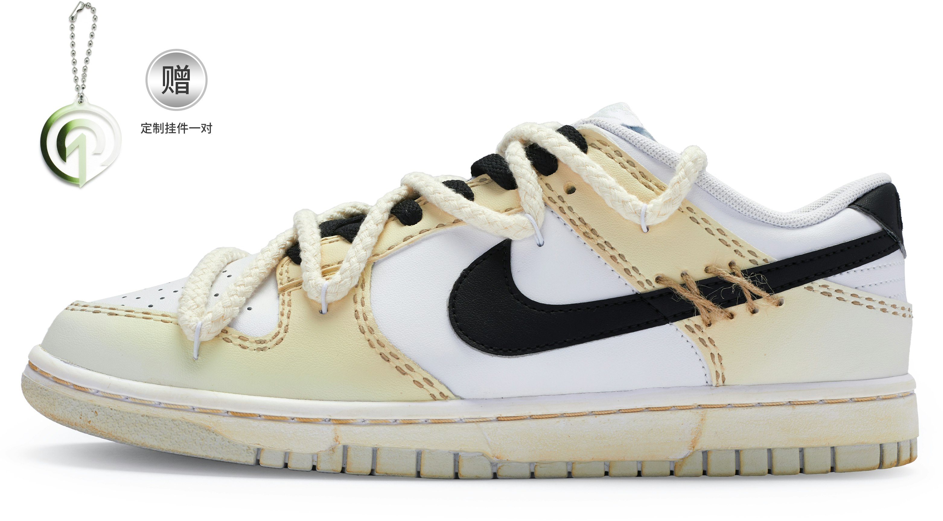 custom-shoes-nike-dunk-low-oxidized-black-hand-painted-street