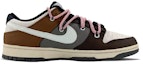 Order 【訂製球鞋】Nike Dunk Low 解構鞋帶 氧化做舊 CNY兔年限定 特殊鞋盒 卡通笑臉 低幫 板鞋 GS 棕粉