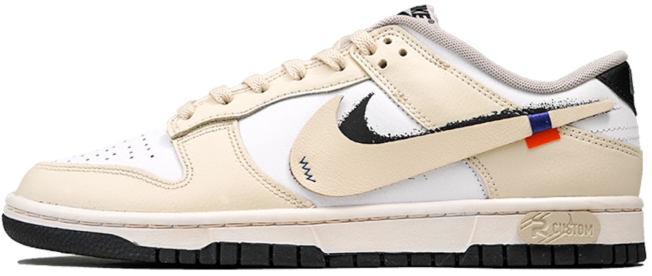 【定制鞋】耐克Dunk Low '氧化米白' FD0661-100(Team27-男款氧化双勾) Buy 【定制鞋】耐克Dunk Low '氧化米白' FD0661-100(Team27-男款氧化双勾)