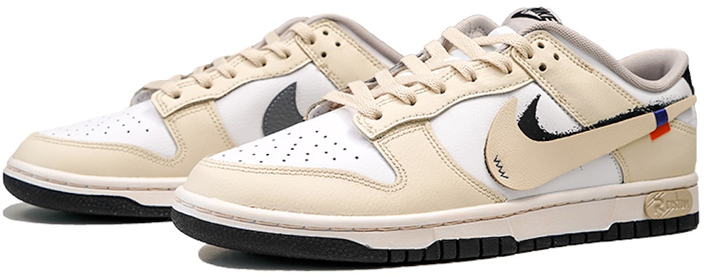 【定制鞋】耐克Dunk Low '氧化米白' FD0661-100(Team27-男款氧化双勾) Lookbook 【定制鞋】耐克Dunk Low '氧化米白' FD0661-100(Team27-男款氧化双勾)