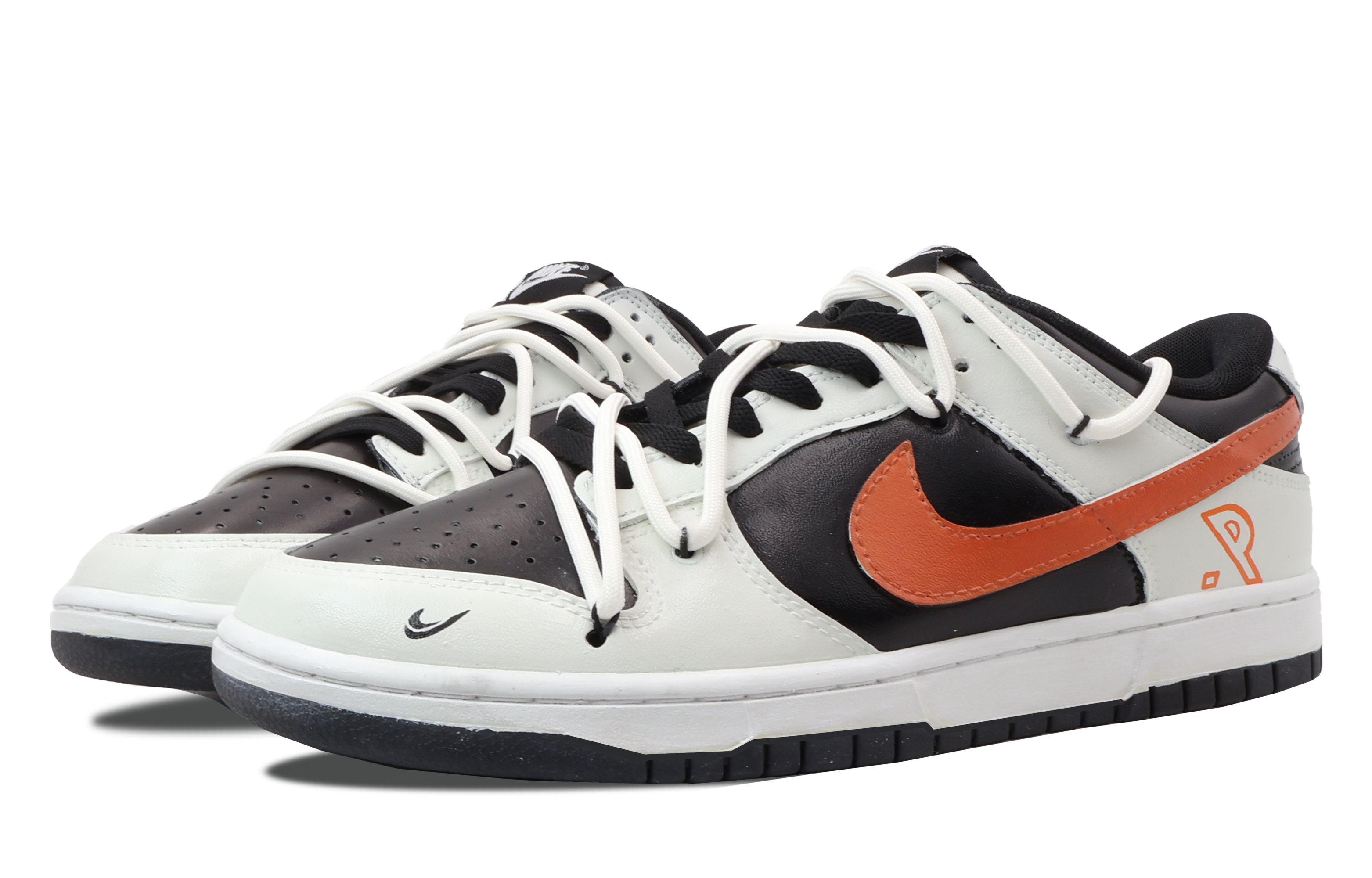 Lookbook [Sepatu Kustom] Nike Dunk Low 'P Era Preppy' CW1590-100(Team53-女款P时代)