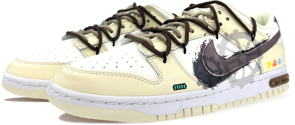 ナイキ ダンク ロー "パック-ベージュブラウン" (カスタム) DJ6188-100(Team40-男款吃豆人米黄) Lookbook ナイキ ダンク ロー "パック-ベージュブラウン" (カスタム) DJ6188-100(Team40-男款吃豆人米黄)