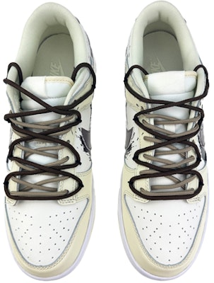 ナイキ ダンク ロー "パック-ベージュブラウン" (カスタム) DJ6188-100(Team40-男款吃豆人米黄) Shop ナイキ ダンク ロー "パック-ベージュブラウン" (カスタム) DJ6188-100(Team40-男款吃豆人米黄)