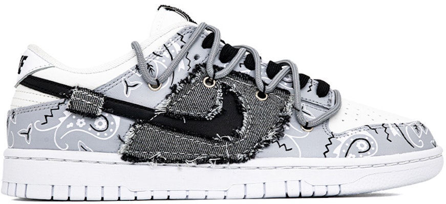 Nike Dunk Low "Paisley Vaquero Grafiti" DJ6188-101(Team肆-男款腰果花缝布手绘) Order Nike Dunk Low "Paisley Vaquero Grafiti" DJ6188-101(Team肆-男款腰果花缝布手绘)