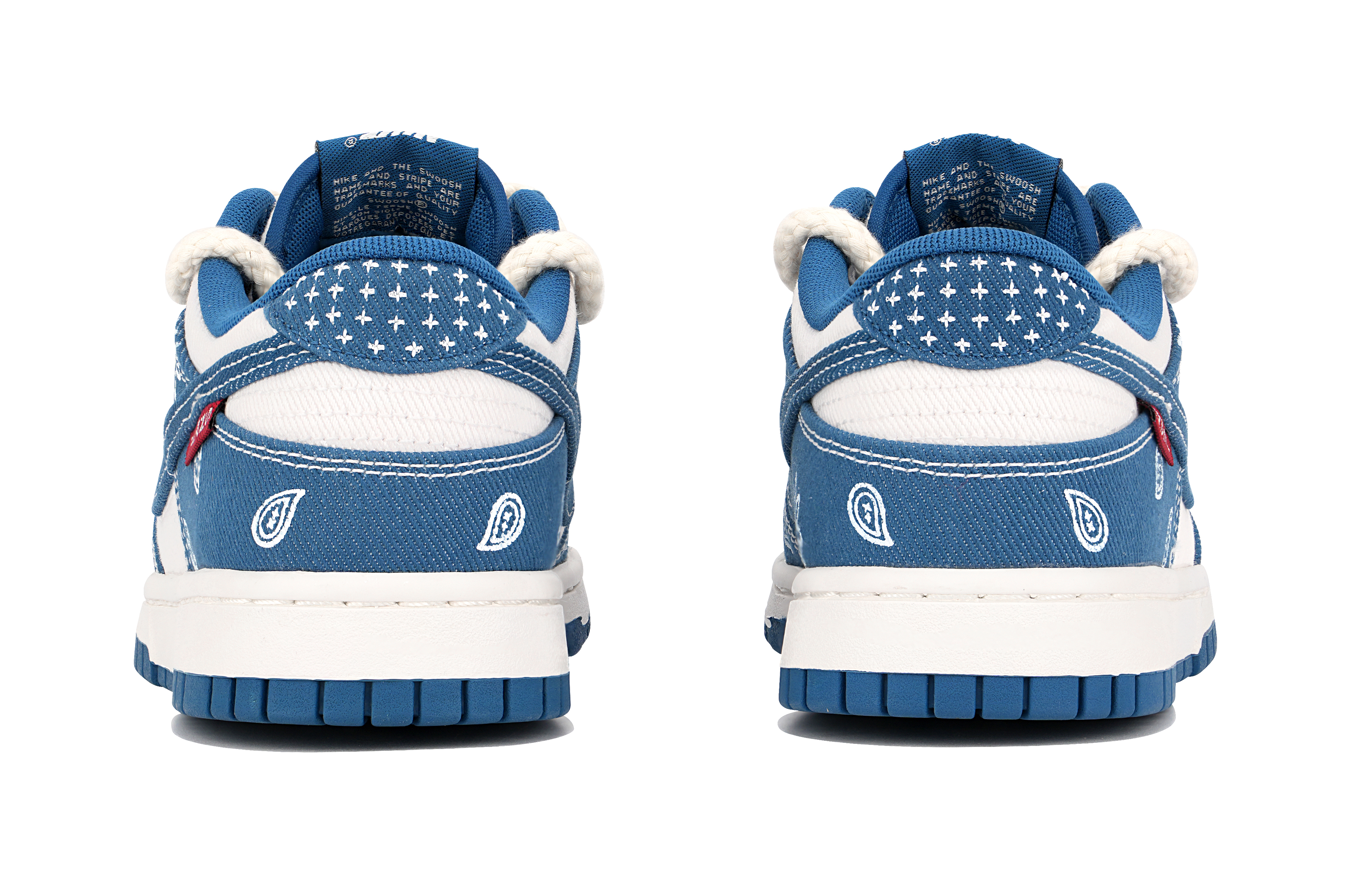 [Custom Shoes] Nike Dunk Low 'Paisley Denim Blue' 圖 4