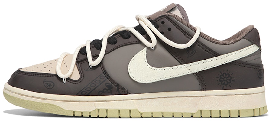 【カスタムシューズ】ナイキ ダンク ロー 'ペイズリーデザート エイジドブラウン' FB4960-210(Team24-男款腰果花棕) Buy 【カスタムシューズ】ナイキ ダンク ロー 'ペイズリーデザート エイジドブラウン' FB4960-210(Team24-男款腰果花棕)