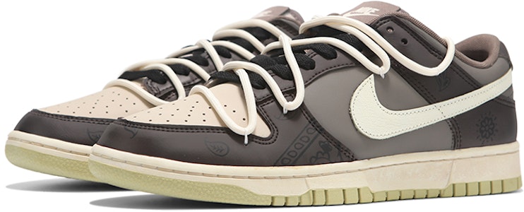 나이키 덩크 로우 '페이즐리 데저트 브라운' (커스텀) FB4960-210(Team24-男款腰果花棕) Lookbook 나이키 덩크 로우 '페이즐리 데저트 브라운' (커스텀) FB4960-210(Team24-男款腰果花棕)