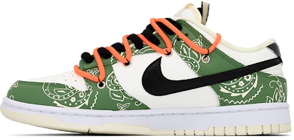 나이키 덩크 로우 '페이즐리 그라피티 검/흰/녹' DJ6188-100(Team-肆腰果花解构手绘男款) Buy 나이키 덩크 로우 '페이즐리 그라피티 검/흰/녹' DJ6188-100(Team-肆腰果花解构手绘男款)