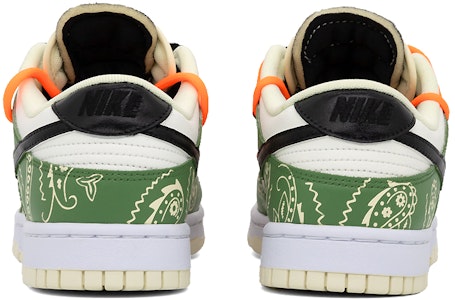 【定制球鞋】Nike Dunk Low 腰果花 解構 塗鴉 街頭 百搭 潮流 低幫 板鞋 男款 黑白綠 Shop 【定制球鞋】Nike Dunk Low 腰果花 解構 塗鴉 街頭 百搭 潮流 低幫 板鞋 男款 黑白綠
