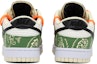 Shop 【定制球鞋】Nike Dunk Low 腰果花 解構 塗鴉 街頭 百搭 潮流 低幫 板鞋 男款 黑白綠