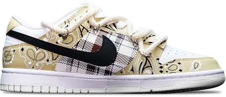 나이키 덩크 로우 '페이즐리 패치워크 - 크림 블랙' (커스텀) DH9765-100(TeamT-腰果花米白S-BOX) Order 나이키 덩크 로우 '페이즐리 패치워크 - 크림 블랙' (커스텀) DH9765-100(TeamT-腰果花米白S-BOX)