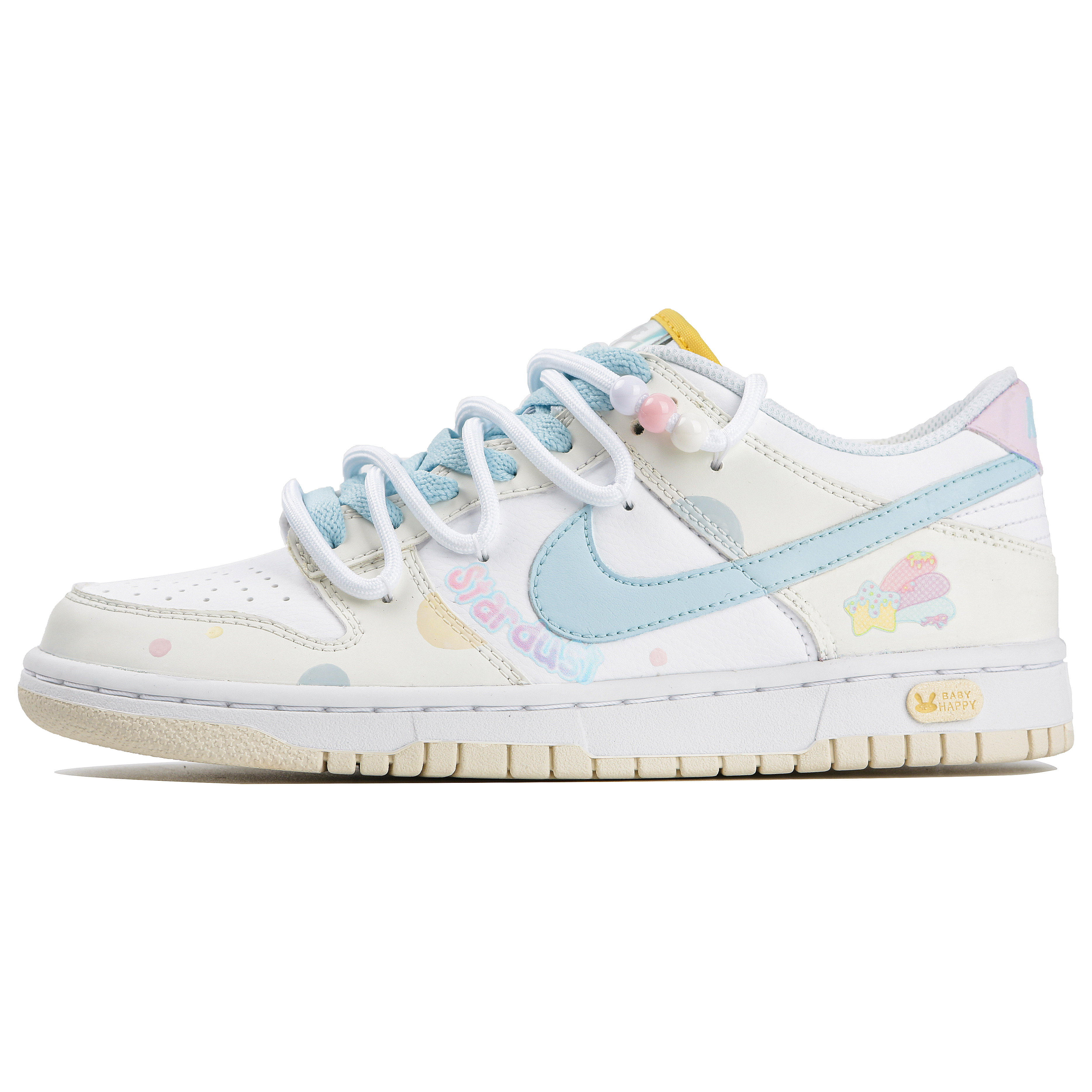 [Custom Shoes] Nike Dunk Low 'Paisley Print Yellow White'