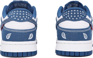 나이키 덩크 로우 '페이즐리 화이트-블루' 커스텀 DV0834-101(TeamTen-男款腰果花牛仔红标) Shop 나이키 덩크 로우 '페이즐리 화이트-블루' 커스텀 DV0834-101(TeamTen-男款腰果花牛仔红标)