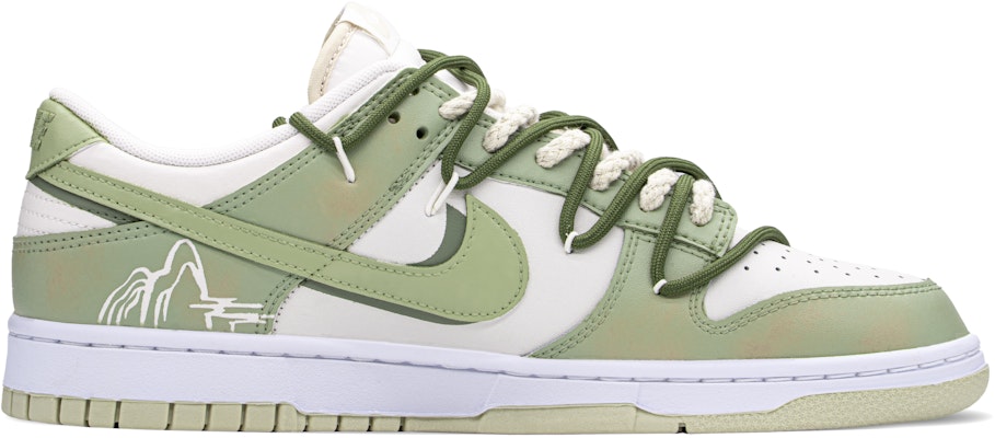 【客製運動鞋】 Nike Dunk Low FZBB 茶禮盒 國風 宮庭龍井茶 百搭 低筒 板鞋 男款 米綠 Order 【客製運動鞋】 Nike Dunk Low FZBB 茶禮盒 國風 宮庭龍井茶 百搭 低筒 板鞋 男款 米綠