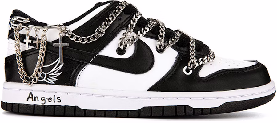 ナイキ ダンク ロー "パンダ 天使と悪魔の十字架" CW1590-100(Team18-女款复古恶魔与天使) Order ナイキ ダンク ロー "パンダ 天使と悪魔の十字架" CW1590-100(Team18-女款复古恶魔与天使)