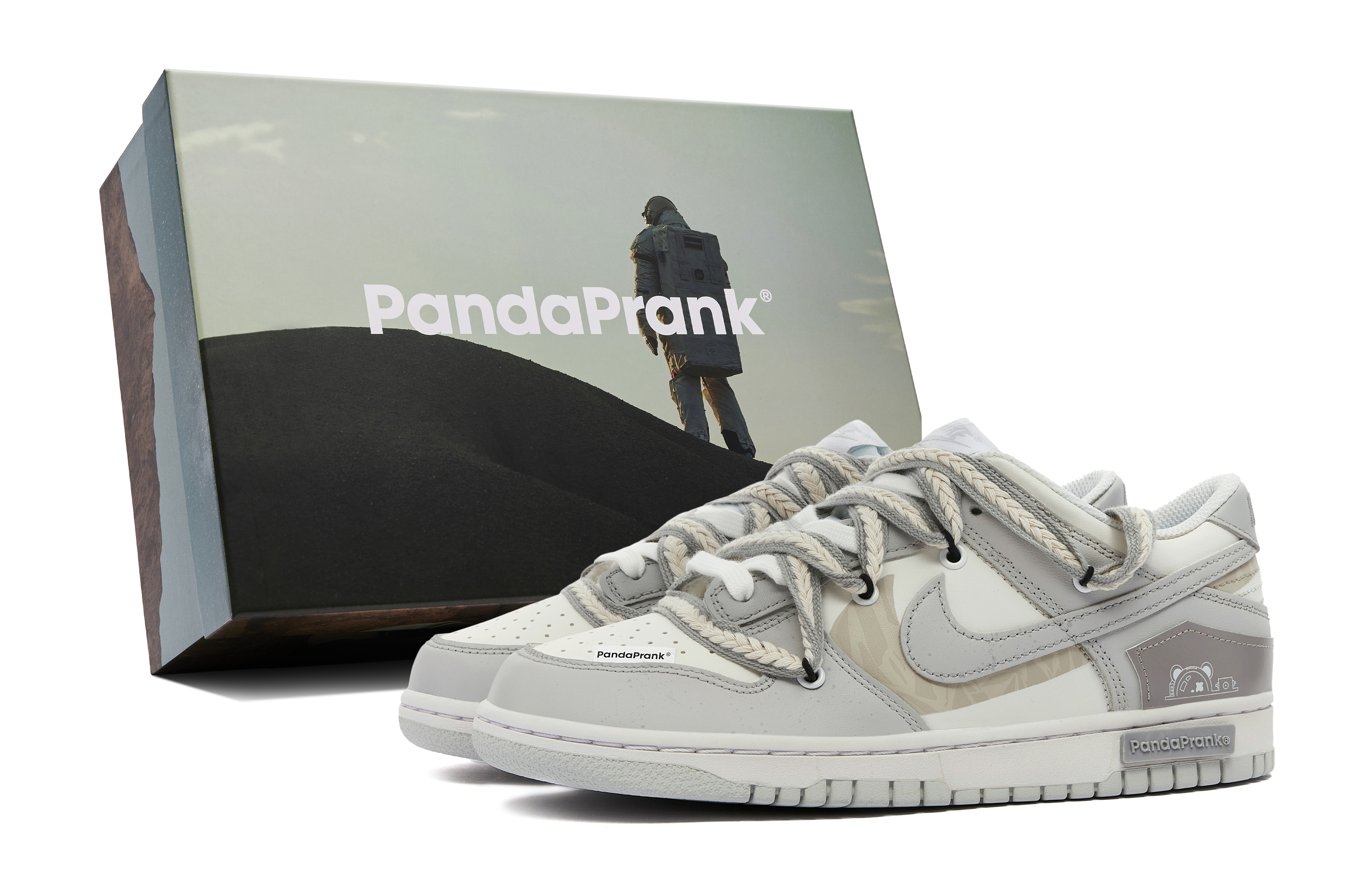 Buy [定制鞋款] 耐克Dunk低帮'熊猫探险 - 太空探索' DH9765-102-485025