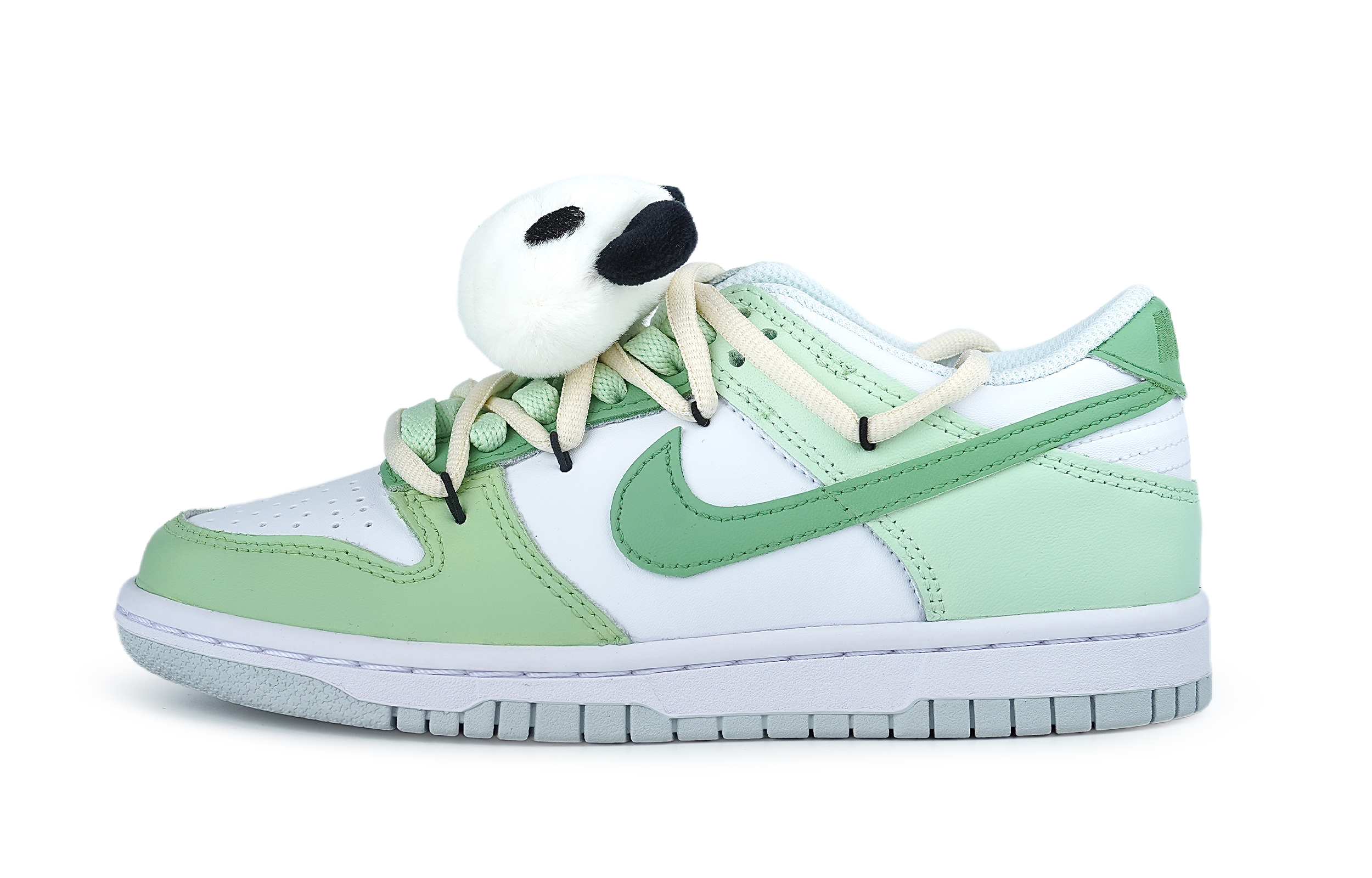 Buy [Zapatos Personalizados] Nike Dunk Low 'Panda Bamboo Deconstructed' DH9765-102(Team86-熊猫竹子)