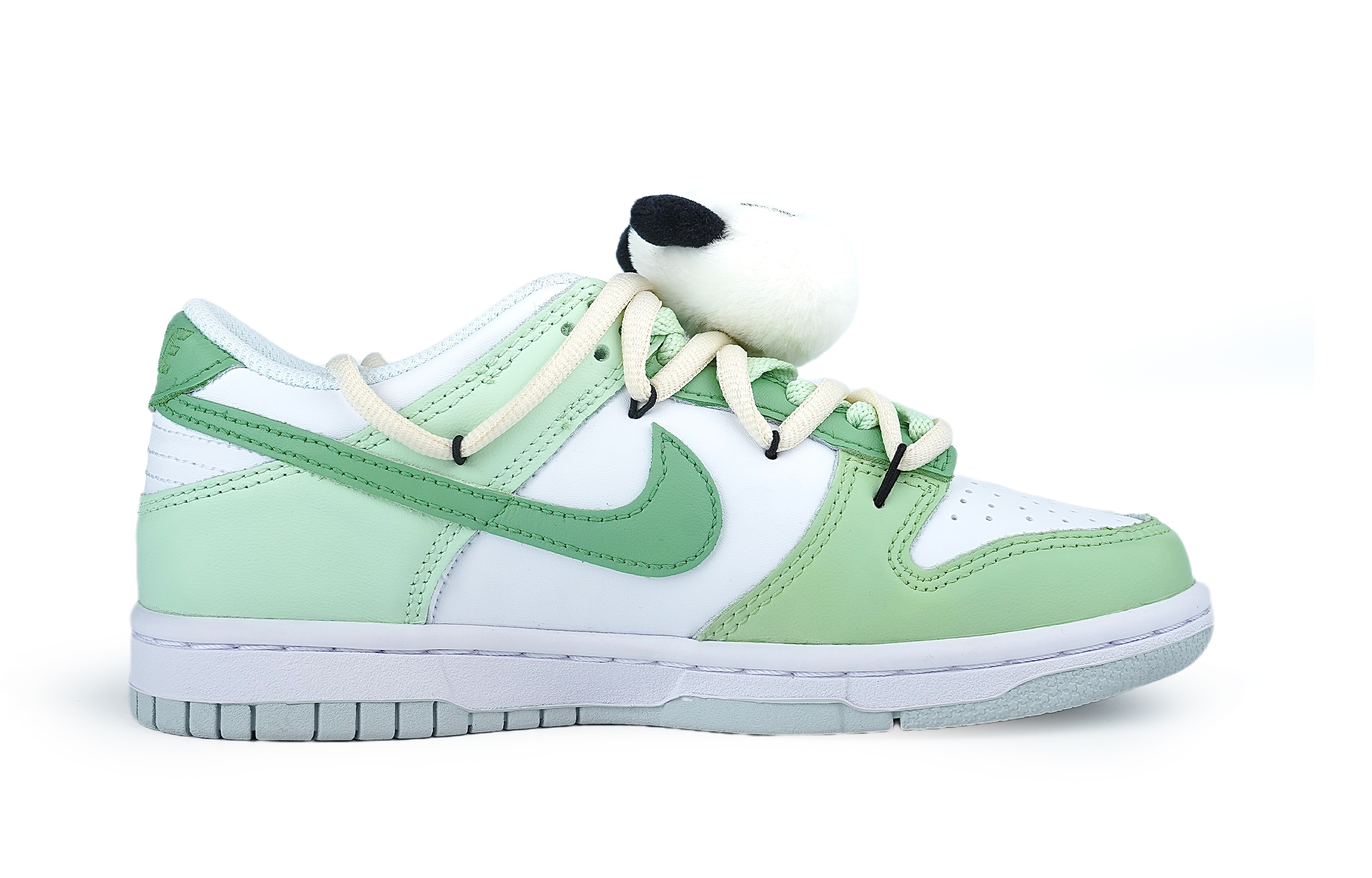 Order [Zapatos Personalizados] Nike Dunk Low 'Panda Bamboo Deconstructed' DH9765-102(Team86-熊猫竹子)