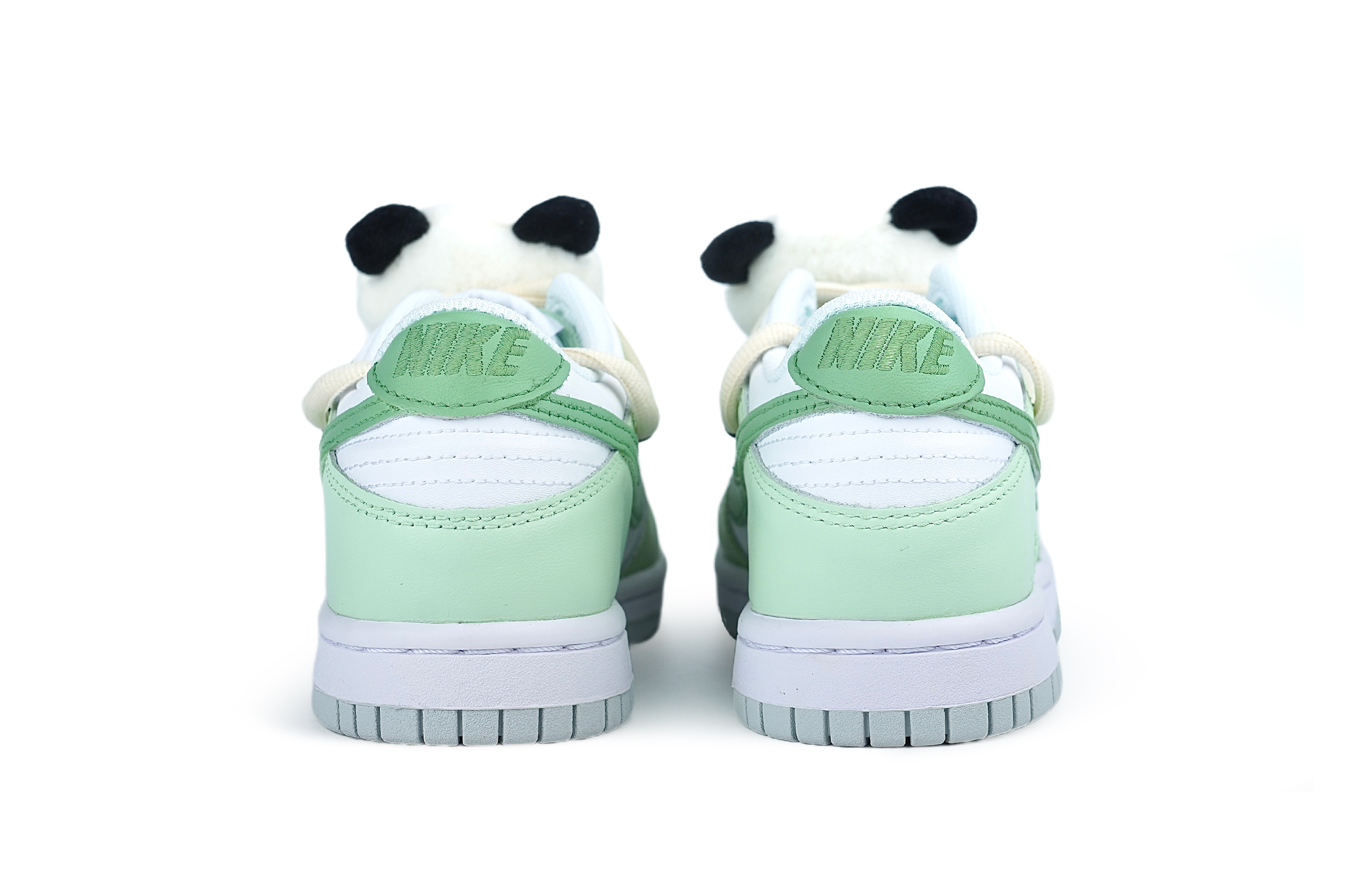 Shop [Zapatos Personalizados] Nike Dunk Low 'Panda Bamboo Deconstructed' DH9765-102(Team86-熊猫竹子)