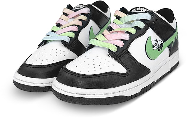 나이키 덩크 로우 '판다 뱀부 그래피티' (Nike Dunk Low 'Panda Bamboo Graffiti') CW1590-100(Team叁-女款绿钩熊猫SBOX) Lookbook 나이키 덩크 로우 '판다 뱀부 그래피티' (Nike Dunk Low 'Panda Bamboo Graffiti') CW1590-100(Team叁-女款绿钩熊猫SBOX)