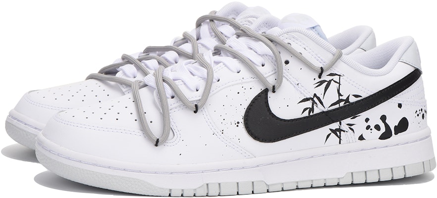 【客製化球鞋】Nike Dunk Low 竹子 熊貓 水墨 解構 高街 低筒 滑板鞋 GS 黑白 Lookbook 【客製化球鞋】Nike Dunk Low 竹子 熊貓 水墨 解構 高街 低筒 滑板鞋 GS 黑白