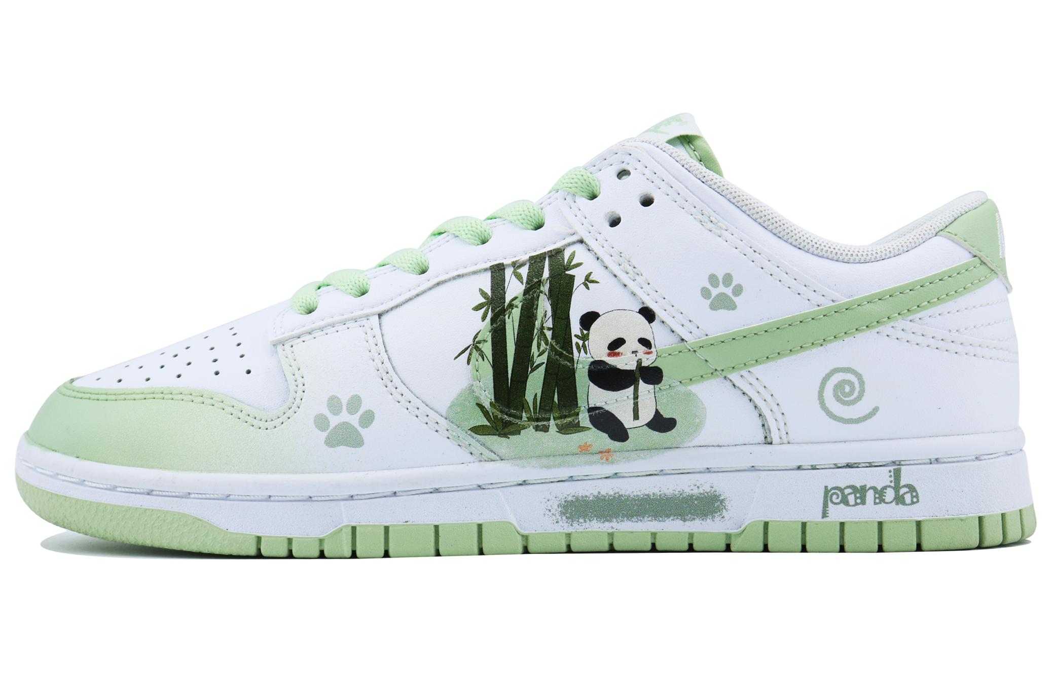 Buy 【客製化球鞋】 Nike Dunk 熊竹 SDS 熊貓 國風 卡通 復古 休閒 低筒 運動鞋 男款 白綠