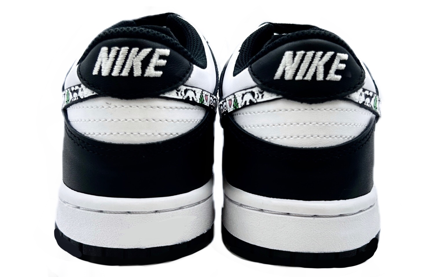 Purchase [Sepatu Custom] Nike Dunk Low 'Panda Hitam-Putih' CW1590-100(TEAM64-女款黑白熊猫系列)