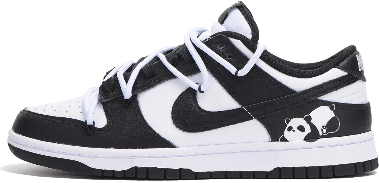 custom-shoes-nike-dunk-low-panda-black