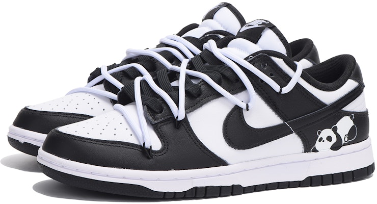 【カスタムシューズ】ナイキ ダンク ロー「パンダブラック」 CW1590-100(Team59-女款黑熊猫SBOXQD) Lookbook 【カスタムシューズ】ナイキ ダンク ロー「パンダブラック」 CW1590-100(Team59-女款黑熊猫SBOXQD)