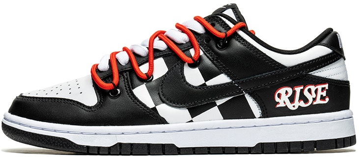custom-shoes-nike-dunk-low-panda-checkerboard