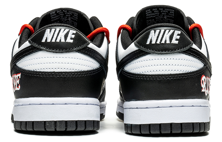 Shop 【定製球鞋】 Nike Dunk Low 野鶴製造 復古街頭 熊貓 棋盤格 解構雙鞋帶 做舊 低幫 板鞋 男款 黑白