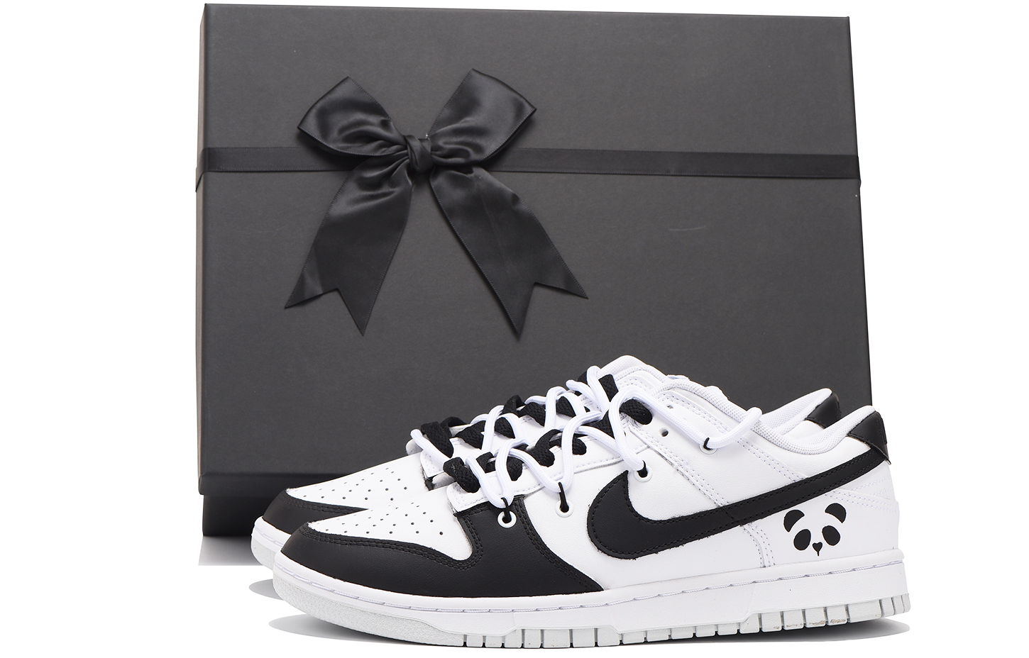 Buy [定制鞋款] 耐克Dunk Low '熊猫栗色' DV0831-101-466426