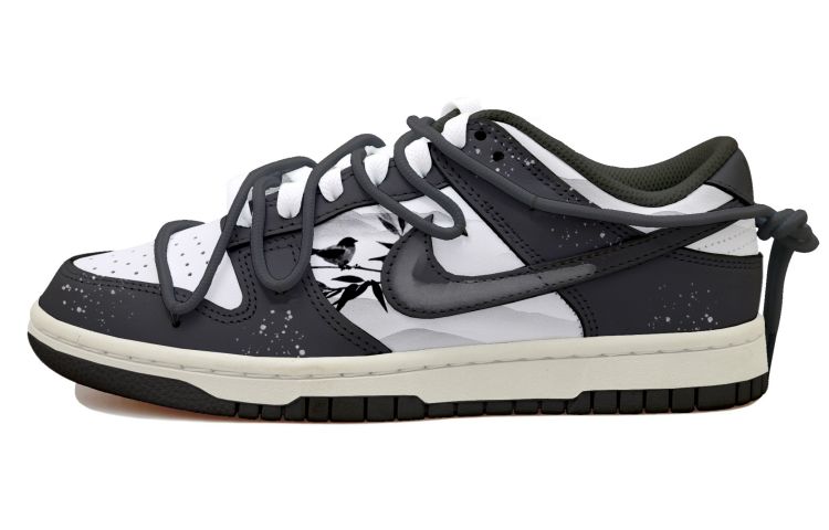 Buy [Kasut Kastam] Nike Dunk Low 'Panda Percikan Dakwat Cina' CW1590-100(Team拾玖-水墨泼墨女S-BOX)
