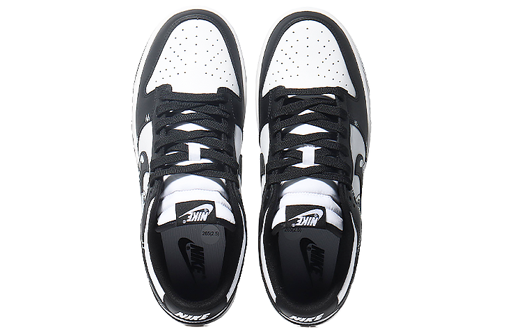 Shop 【定制球鞋】Nike Dunk Low 攀爬熊貓 萌系百搭 熊貓 經典外觀與現代流行結合 低幫 板鞋 GS 黑白