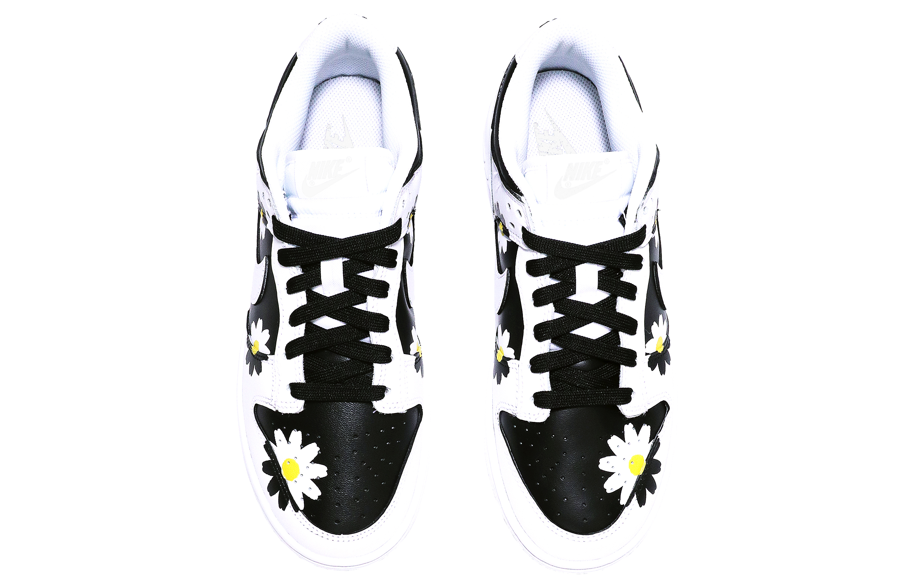 Purchase [Sneakers Custom] Nike Dunk Low 'Panda Daisy Graffiti' DH9765-100(TeamTen-女款七夕小雏菊)