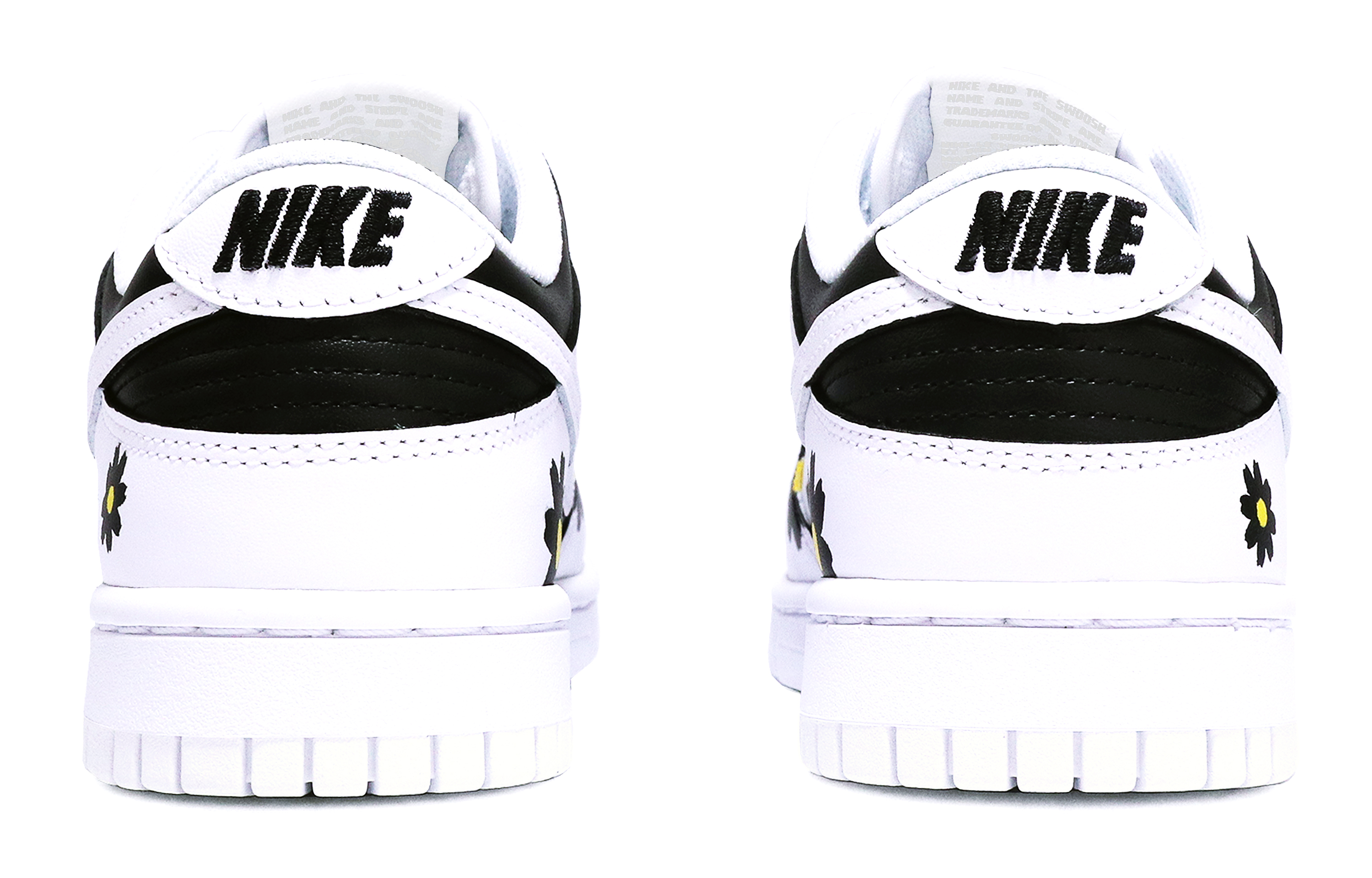 Details for [Sneakers Custom] Nike Dunk Low 'Panda Daisy Graffiti' DH9765-100(TeamTen-女款七夕小雏菊)