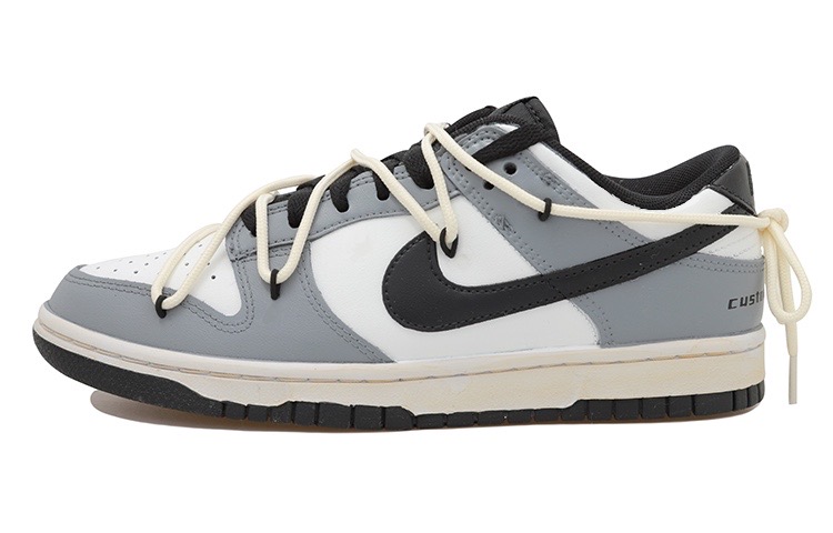 Buy [Zapatillas Personalizadas] Nike Dunk Low 'Panda Deconstruido' CW1590-100(Team拾玖-简约冷灰女S-BOX)
