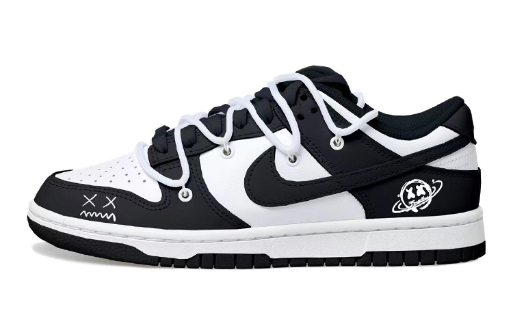 Buy [Zapatos Personalizados] Nike Dunk Low 'Panda Deconstructed' CW1590-100(Team拾玖-女款双X星球QD)