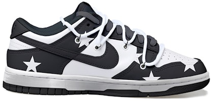 【カスタムシューズ】ナイキ ダンク ロー「パンダ デコンストラクテッド スター」 DH9765-002(Team拾玖-黑白星星女S-BOX) Order 【カスタムシューズ】ナイキ ダンク ロー「パンダ デコンストラクテッド スター」 DH9765-002(Team拾玖-黑白星星女S-BOX)