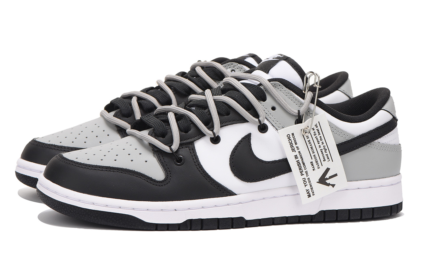 Lookbook [定制鞋款] 耐克 Dunk Low '熊猫解构' CW1590-100-466431