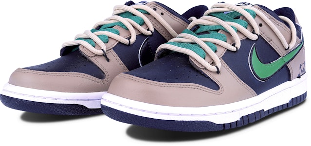 【訂製球鞋】Nike Dunk Low 熊貓主題 解構 低筒 滑板鞋 GS 黑棕 Lookbook 【訂製球鞋】Nike Dunk Low 熊貓主題 解構 低筒 滑板鞋 GS 黑棕